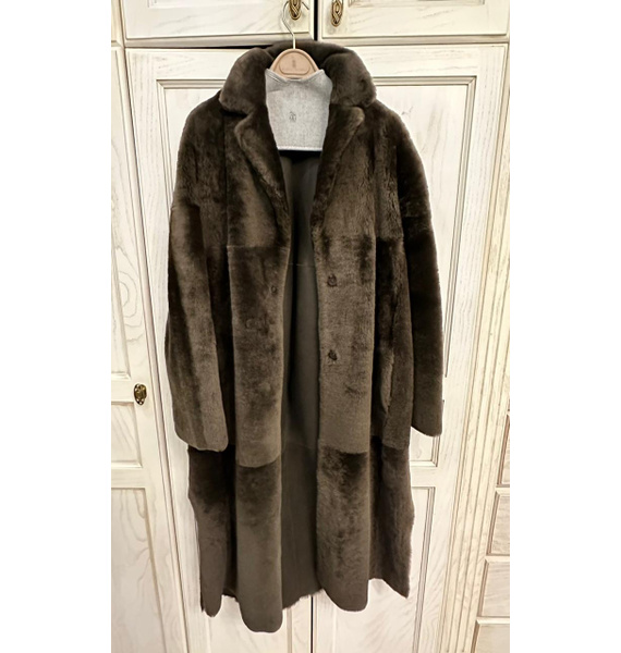 Дубленка • Max Mara • Коричневый