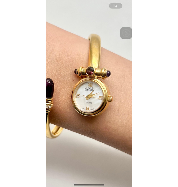 Часы • Bob Mackie • Золотой