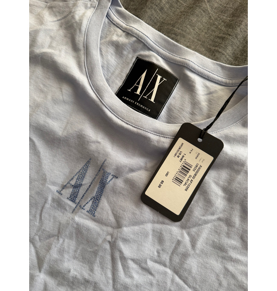 Футболка • Armani Exchange • Голубой