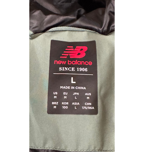 Пуховик • New Balance • Мятный