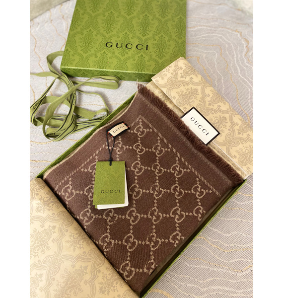 Палантин • Gucci • Коричневый