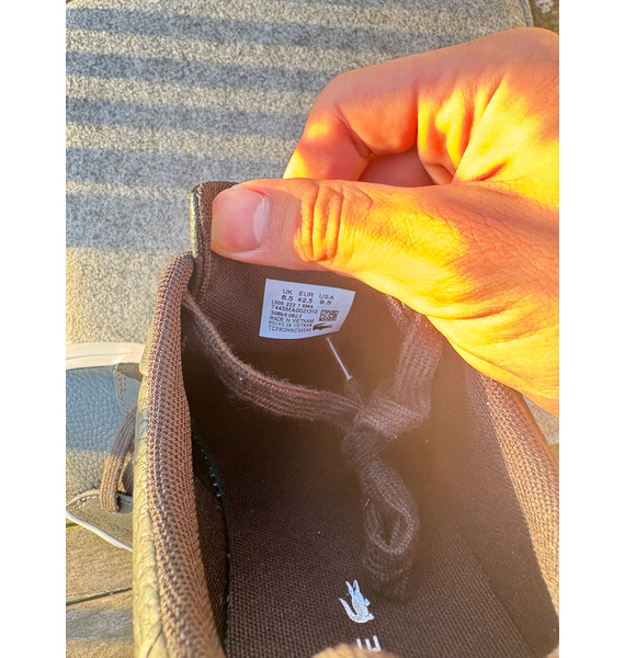 Кеды • Lacoste • Черный