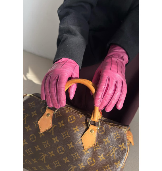 Перчатки • Coach • Розовый
