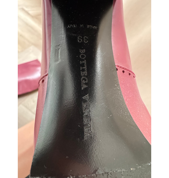 Сапоги • Bottega Veneta • Бордовый