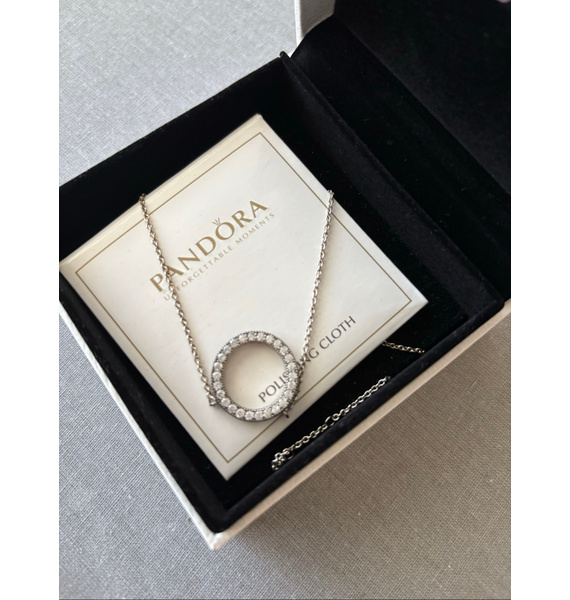 Колье • Pandora • Серебряный