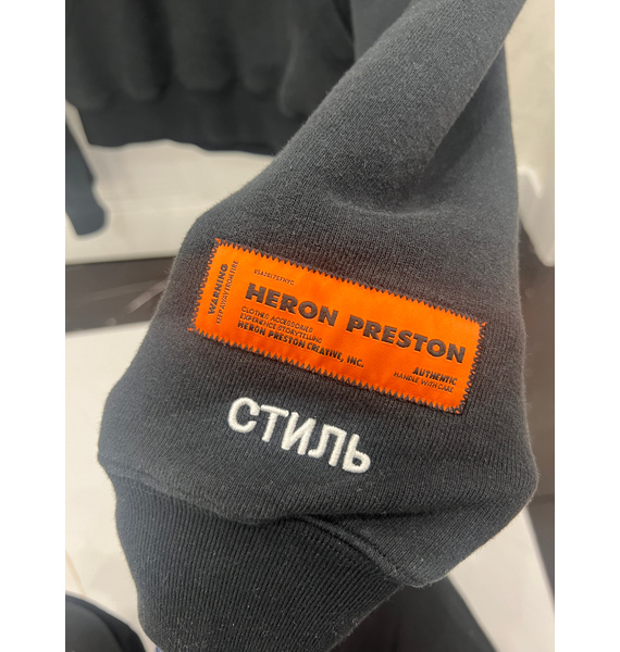 Худи • Heron Preston • Черный