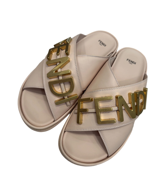Шлепанцы • Fendi • Розовый