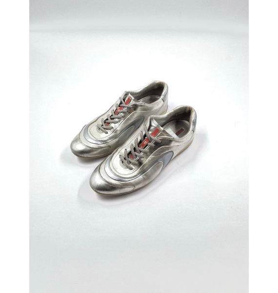 Кроссовки • Prada • Серебряный