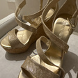Босоножки • Jimmy Choo • Золотой