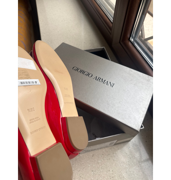 Балетки • Giorgio Armani • Красный