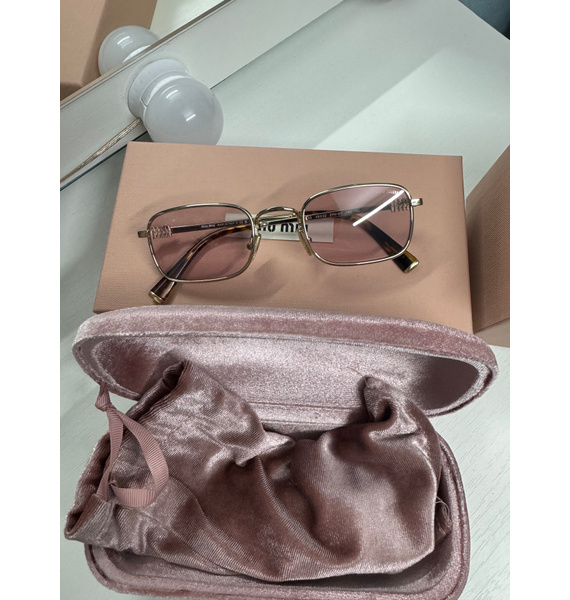 Очки • Miu Miu Eyewear • Розовый