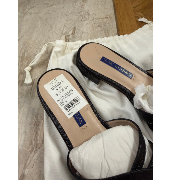 Шлепанцы • Stuart Weitzman • Черный