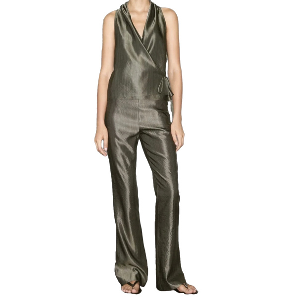 Брюки • Massimo Dutti • Зеленый