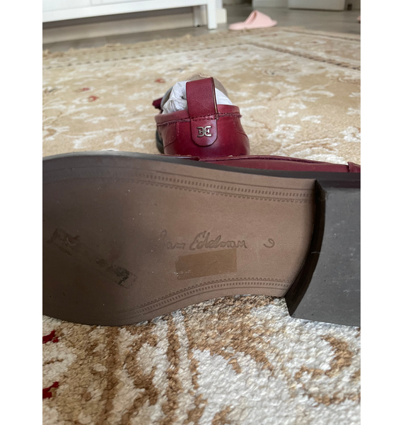 Лоферы • Sam Edelman • Красный