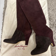 Сапоги • Salvatore Ferragamo • Бордовый