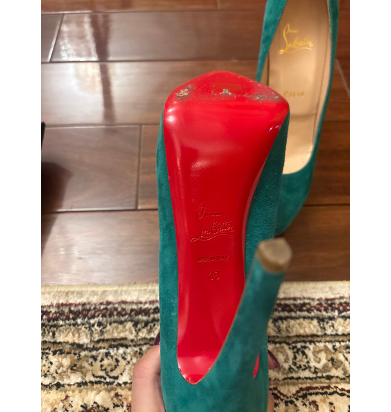 Туфли • Christian Louboutin • Бирюзовый