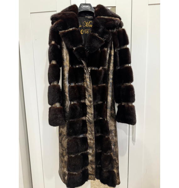 Шуба • JULIEN MACDONALD • Коричневый