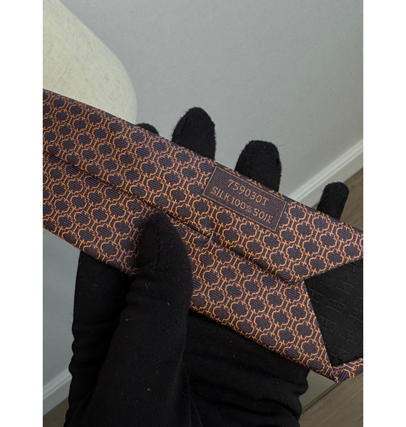 Галстук • Hermès • Оранжевый