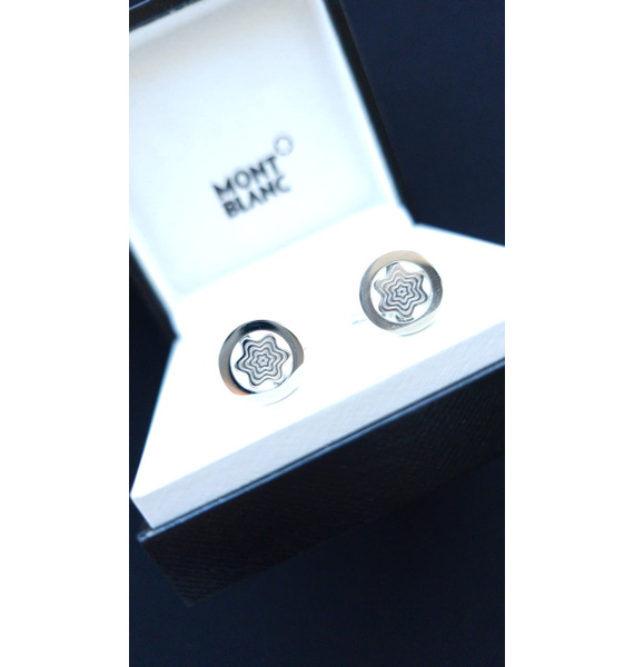 Запонки • Montblanc • Серебряный