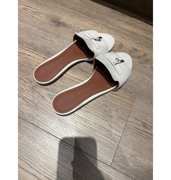 Шлепанцы • Loro Piana • Белый