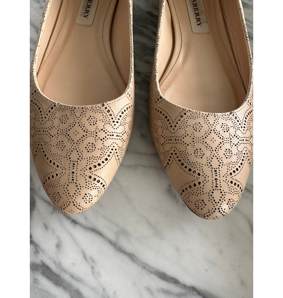 Балетки • Burberry • Бежевый