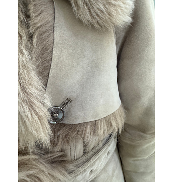 Дублёнка • Burberry • Бежевый
