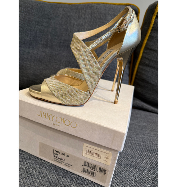 Босоножки • Jimmy Choo • Золотой