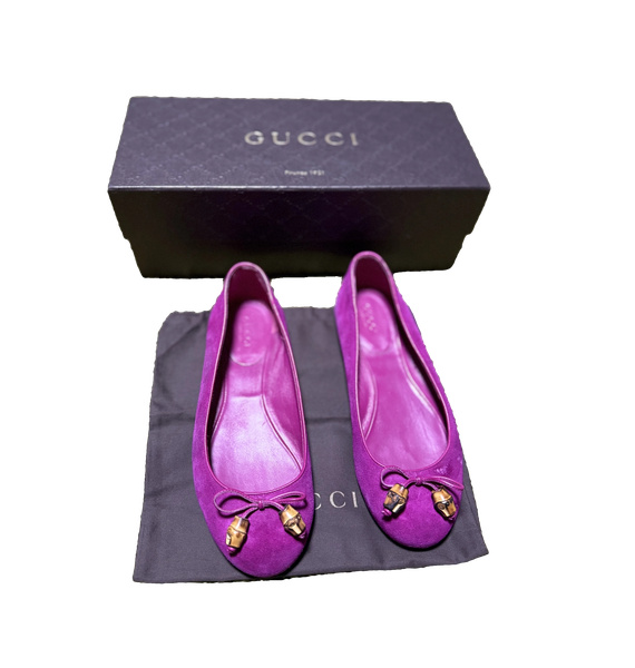 Балетки • Gucci • Фуксия