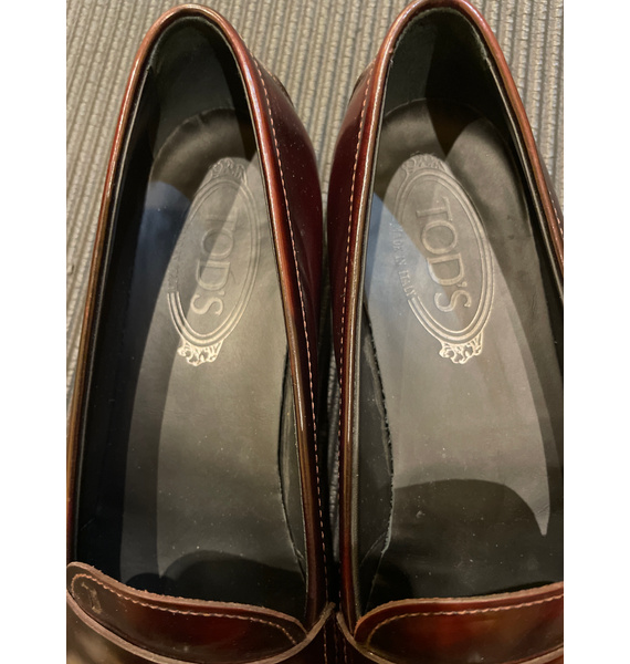 Лоферы • Tod's • Бордовый