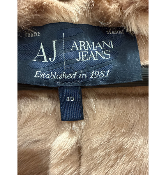Дубленка • Armani Jeans • Розовый