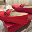 Мокасины • Ferragamo • Красный