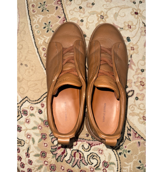 Кеды • Zegna • Коричневый