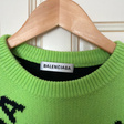 Джемпер • Balenciaga • Зеленый