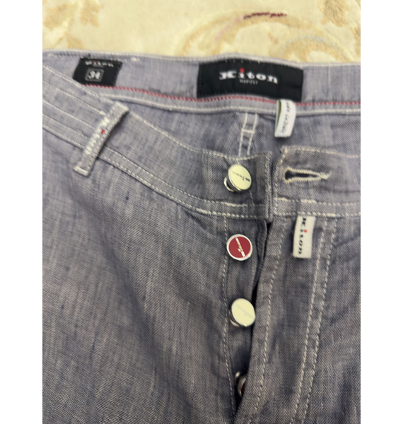 Джинсы • Kiton • Серый
