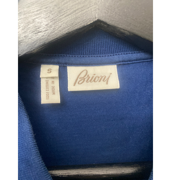 Поло • Brioni • Темно-синий