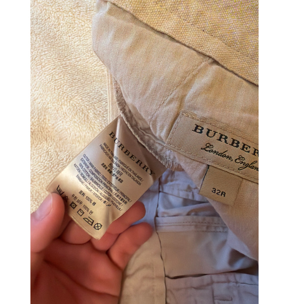 Брюки • Burberry • Бежевый