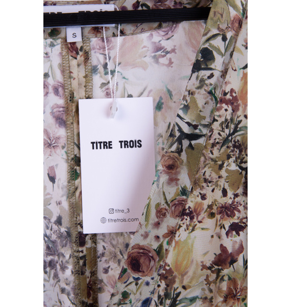 Платье • TITRE TROIS • Зеленый