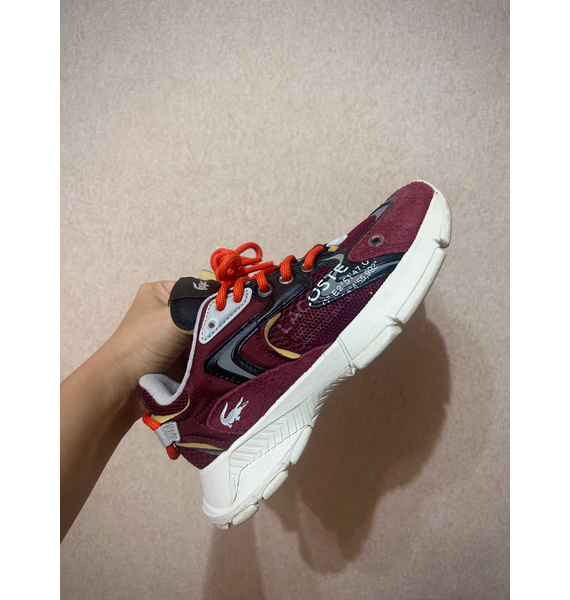 Кроссовки • Lacoste • Бордовый