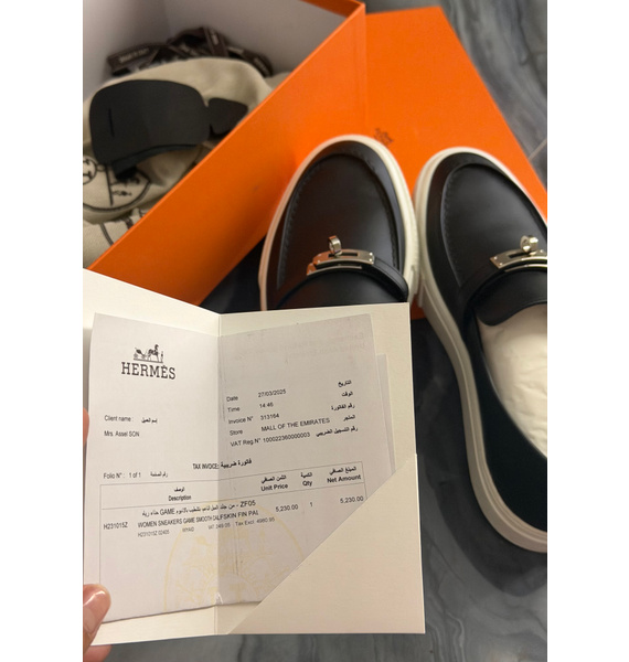 Слиперы • Hermès • Черный