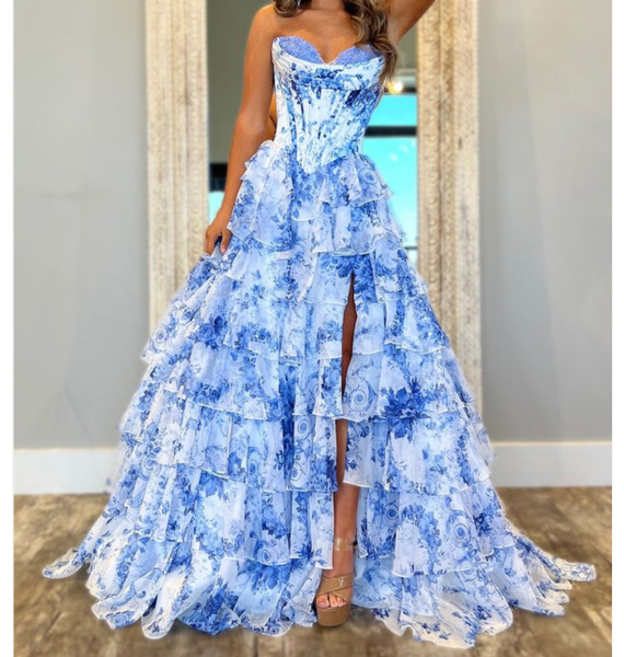 Платье • SHERRI HILL • Голубой