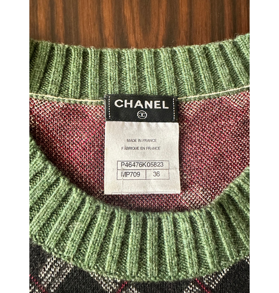 Джемпер • Chanel • Зеленый