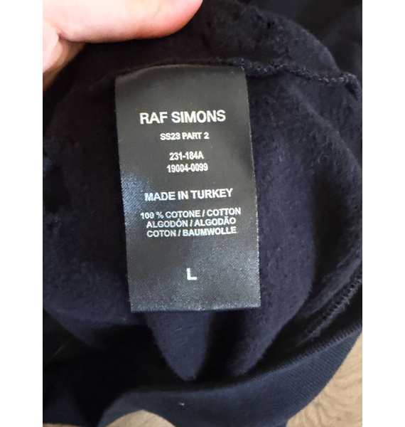 Худи • Raf Simons • Черный