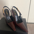 Туфли • Saint Laurent • Бордовый