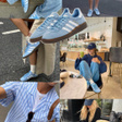 Кроссовки • adidas • Голубой