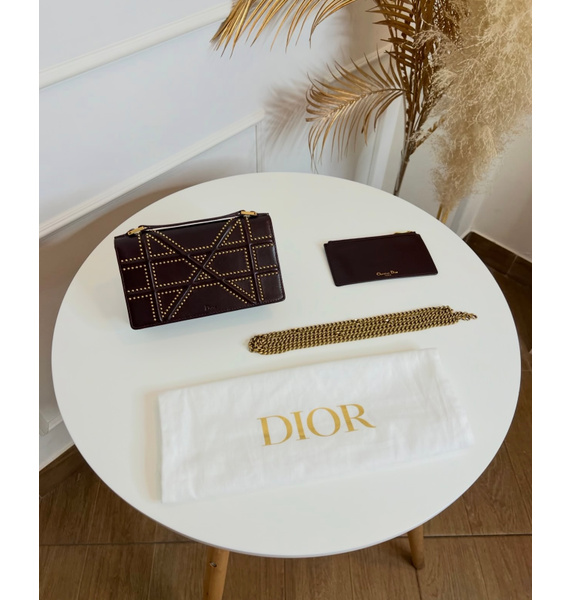 Сумка • Christian Dior • Бордовый