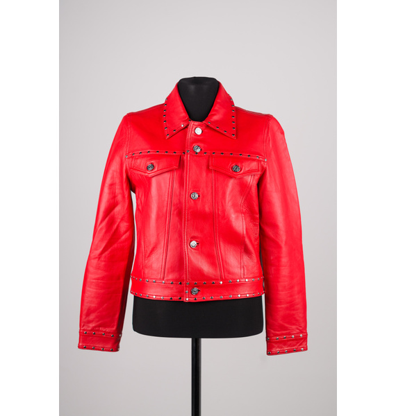 Кожаная куртка • Claudie Pierlot • Красный