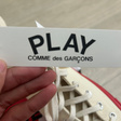 Кроссовки • Comme Des Garçons Play x Converse • Бежевый