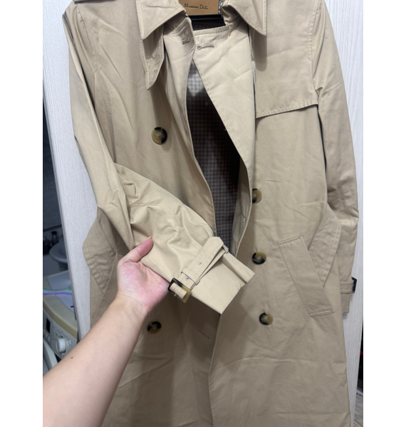 Тренч • Massimo Dutti • Бежевый