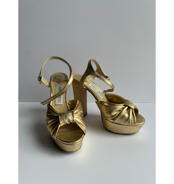 Босоножки • Jimmy Choo • Золотой
