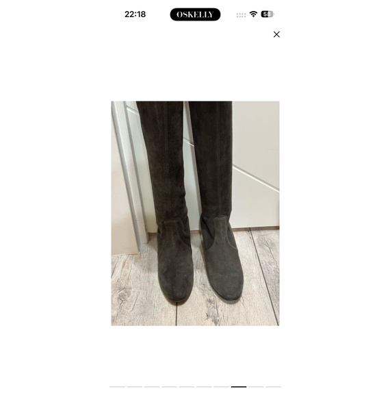 Ботфорты • Casadei • Хаки